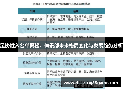 足协准入名单揭秘:俱乐部未来格局变化与发展趋势分析 足协准入名单揭秘:俱乐部未来格局变化与发展趋势分析